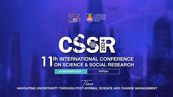 KONFERENSI MINI SEMPENA 11 TH INTERNATIONAL CONFERENCE ON SCIENCE & SOCIAL RESEARCH: NAVIGATING UNCERTAINTY THROUGH POST-NORMAL SCIENCE AND CHANGE MANAGEMENT.