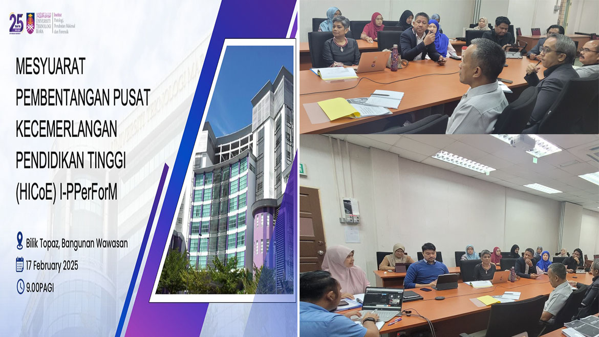 MESYUARAT PEMBENTANGAN LAPORAN PRESTASI PUSAT KECEMERLANGAN PENDIDIKAN TINGGI (HICOE) CARDIOVASCULAR ADVANCEMENT AND RESEARCH EXCELLENCE INSTITUTE (CARE INSTITUTE) UNIVERSITI TEKNOLOGI MARA.